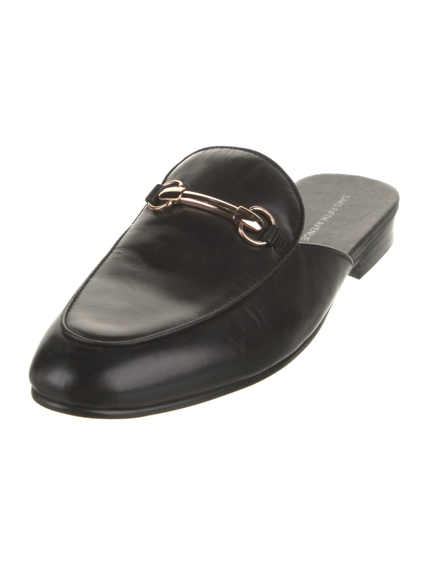 Saks Fifth Avenue Leather Slippers