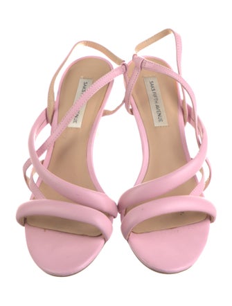 Saks Fifth Avenue Leather Slingback Sandals