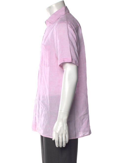 Saks Fifth Avenue Linen Short Sleeve Shirt