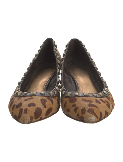 Saks Fifth Avenue Ponyhair Animal Print Pumps