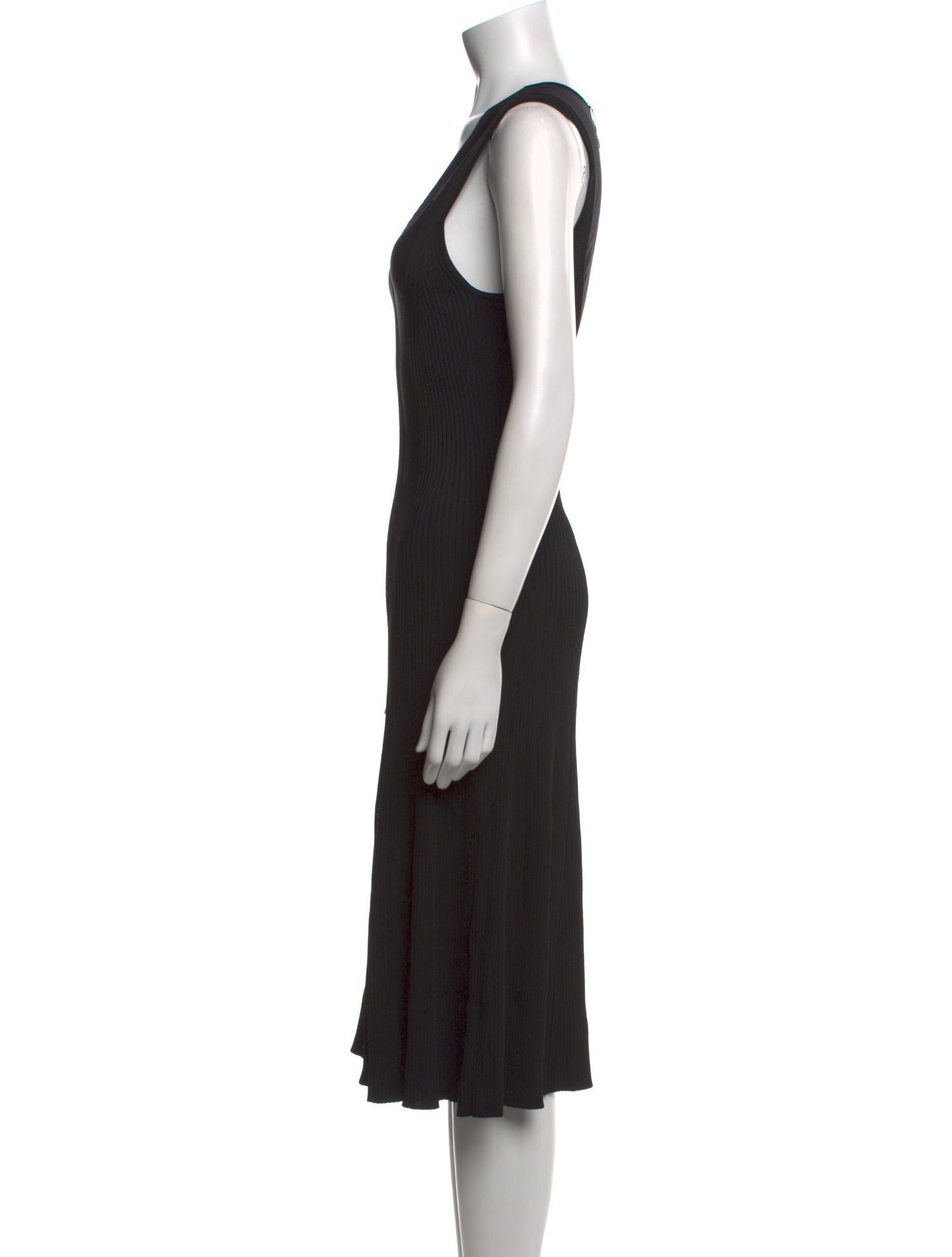 Saks Fifth Avenue V-Neck Midi Length Dress