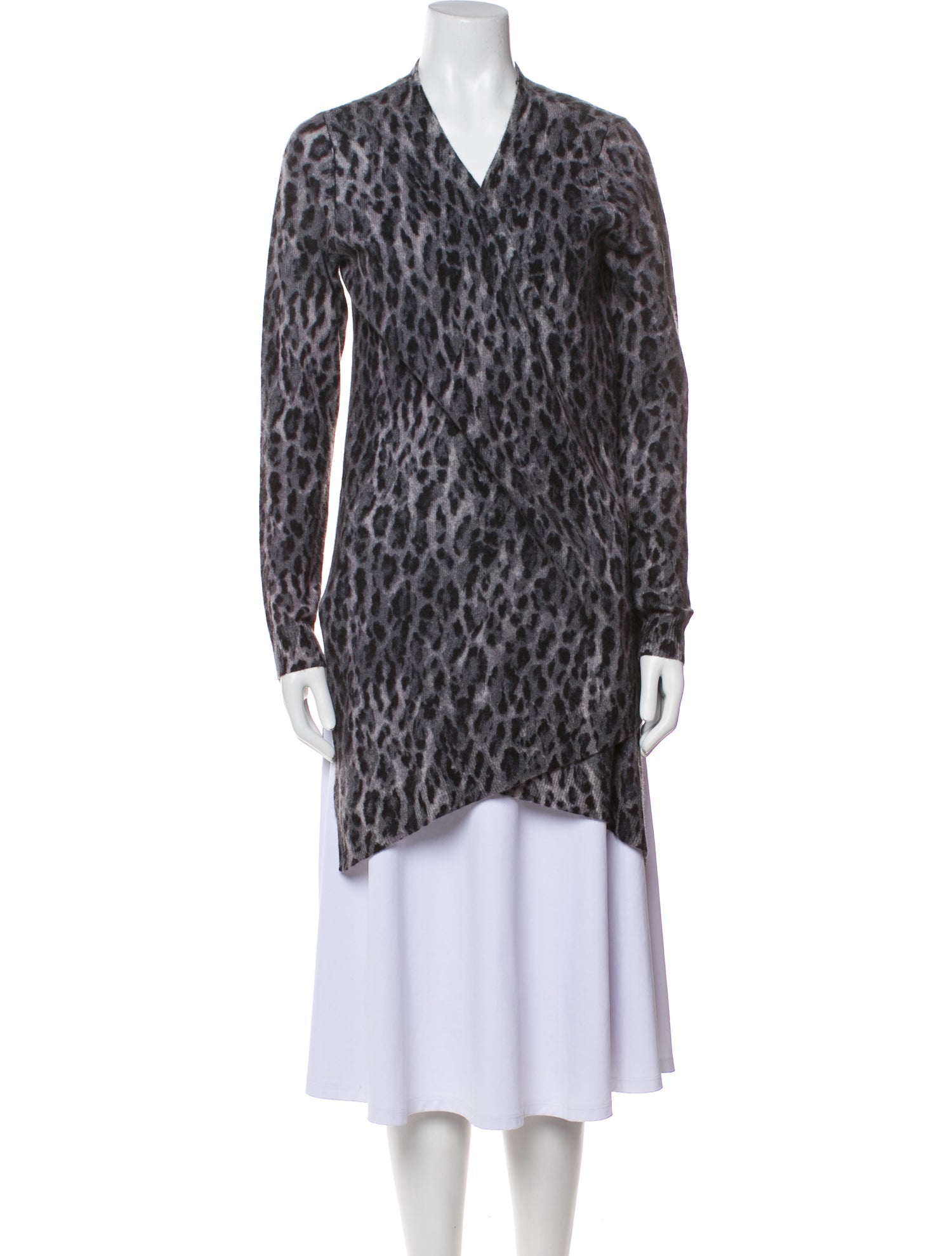 Saks Fifth Avenue Cashmere Animal Print Sweater