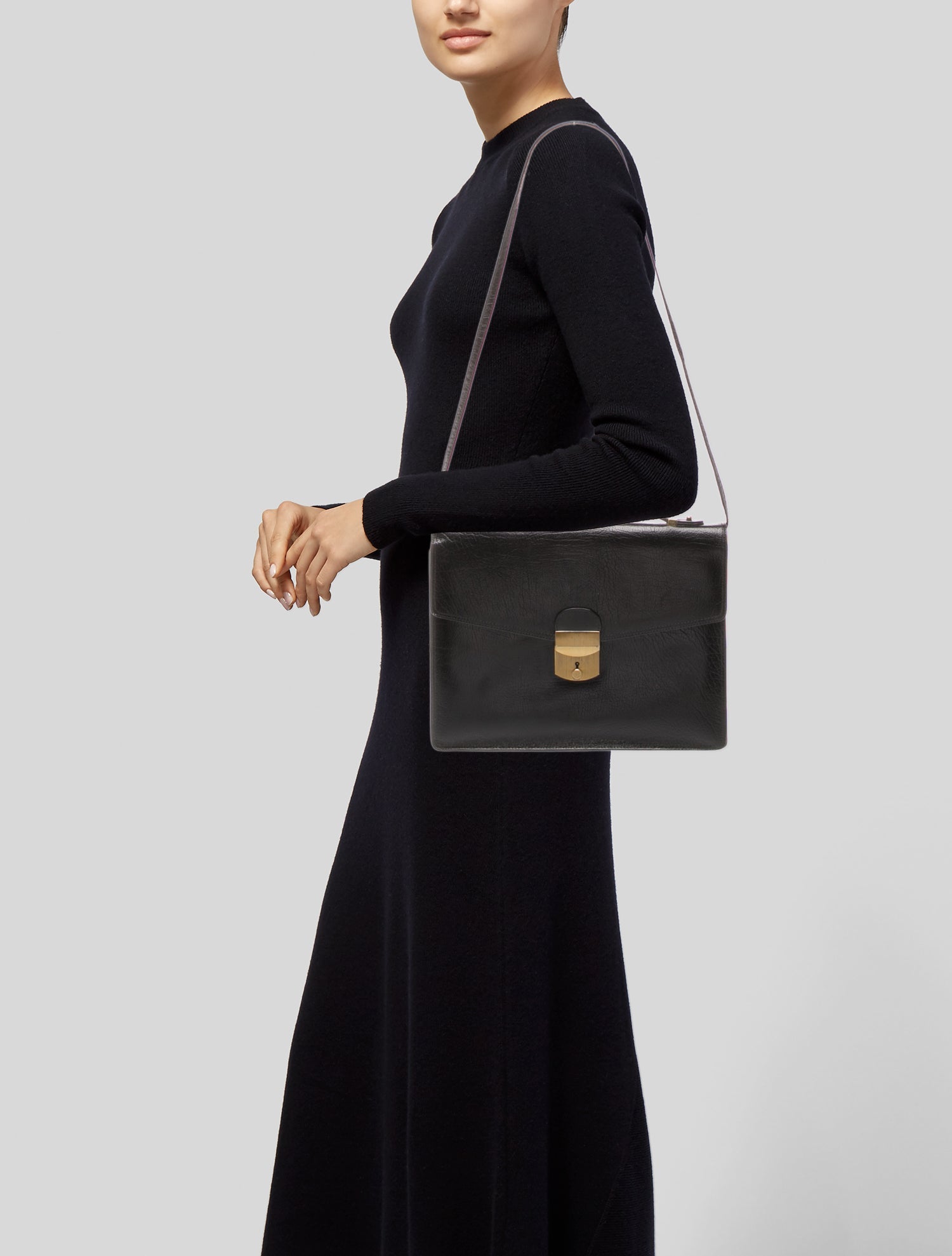 Saks Fifth Avenue Leather Shoulder Bag