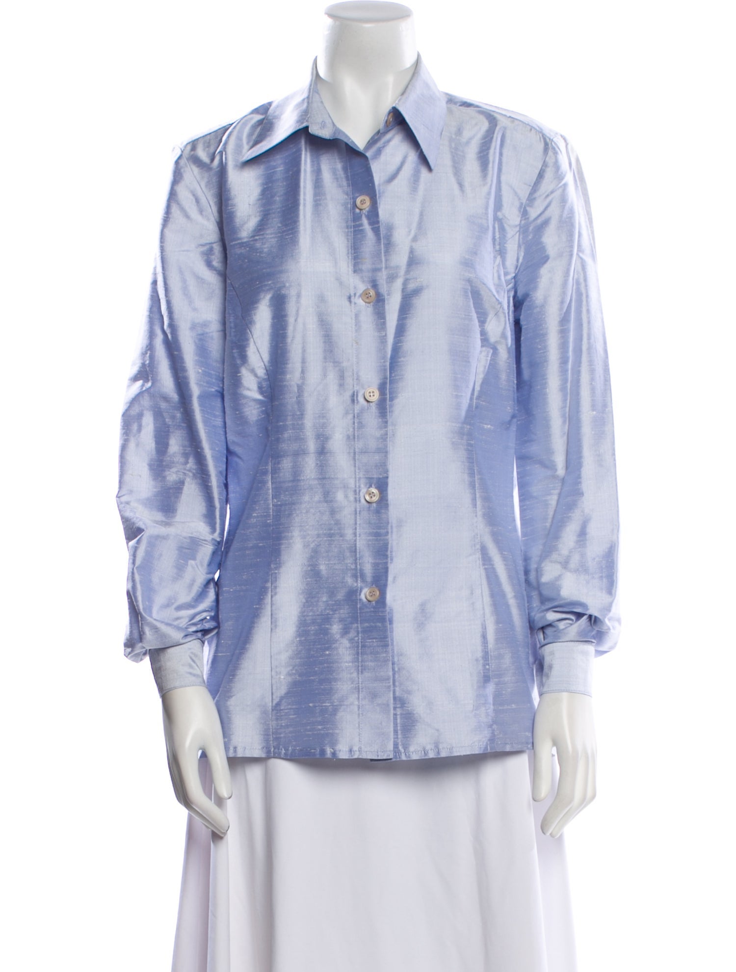 Saks Fifth Avenue Silk Printed Button-Up Top