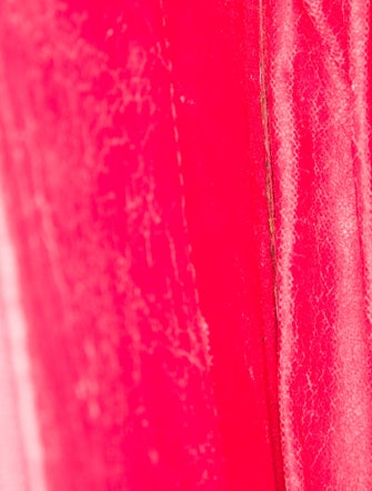 Saks Fifth Avenue Embossed Leather Bucket Bag