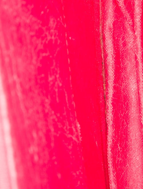 Saks Fifth Avenue Embossed Leather Bucket Bag