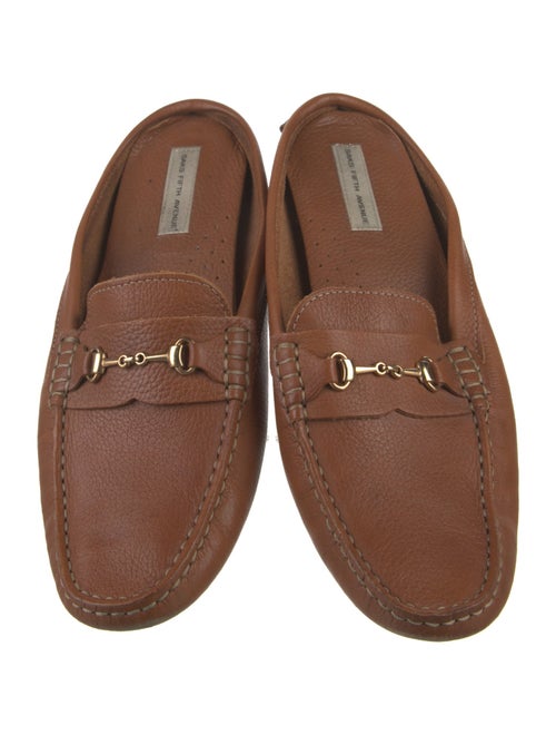 Saks Fifth Avenue Leather Mules