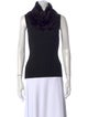 Saks Fifth Avenue Turtleneck Sleeveless Top
