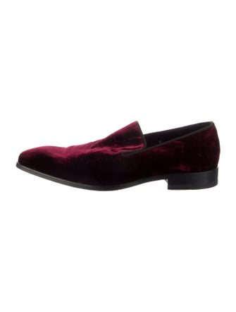 Saks Fifth Avenue Velvet Loafers