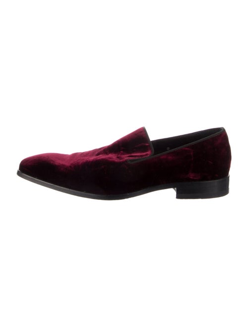 Saks Fifth Avenue Velvet Loafers
