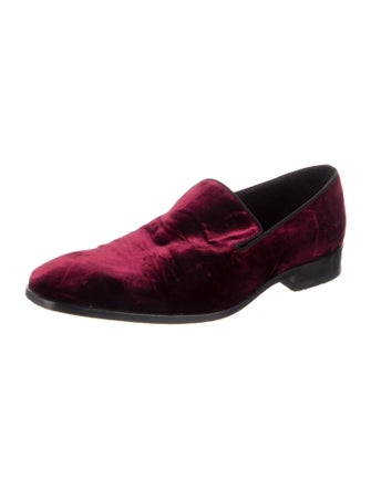 Saks Fifth Avenue Velvet Loafers