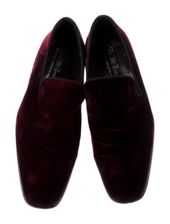 Saks Fifth Avenue Velvet Loafers