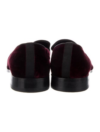 Saks Fifth Avenue Velvet Loafers