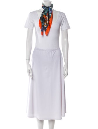 Saks Fifth Avenue Floral Print Scarf