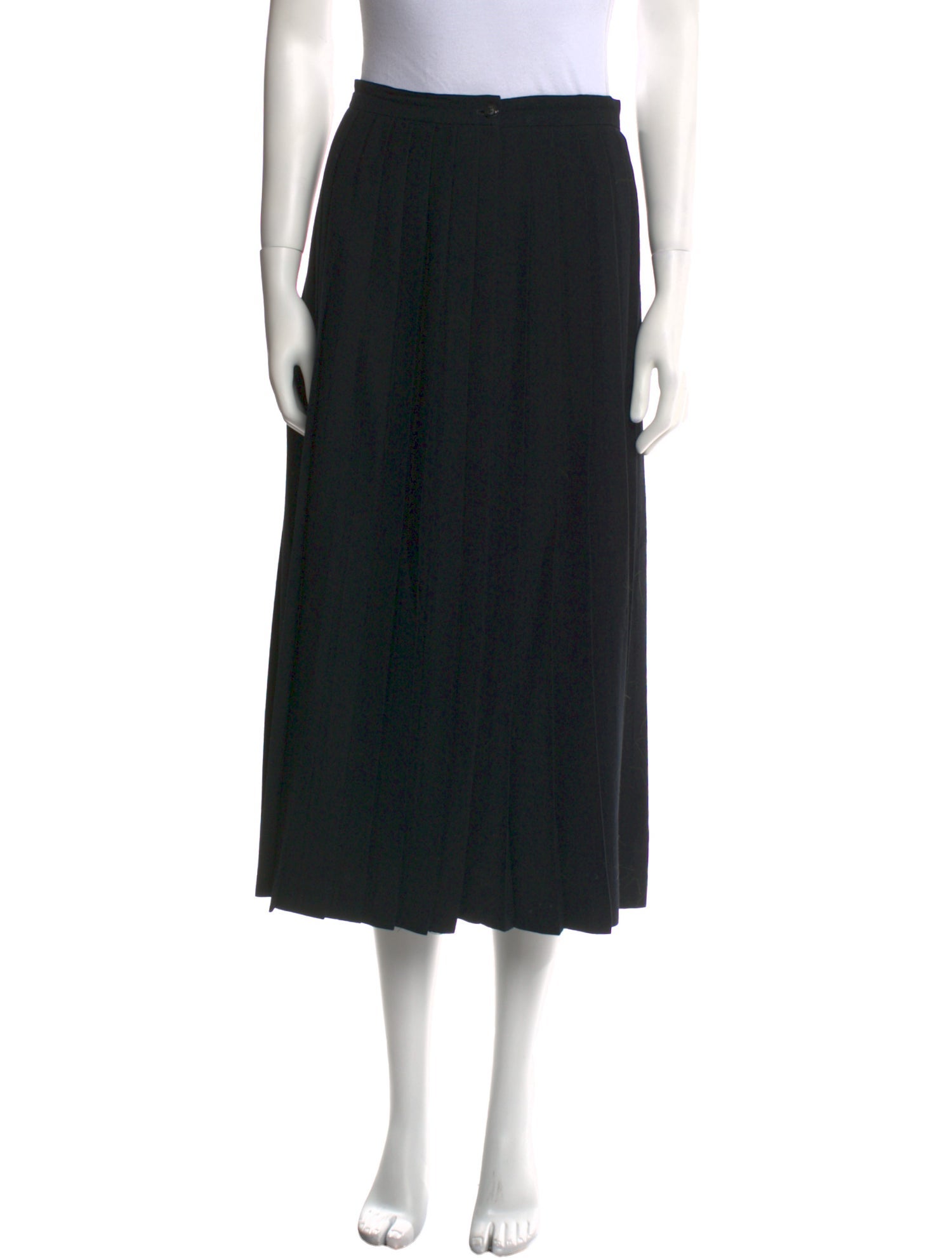Saks Fifth Avenue Wool Midi Length Skirt