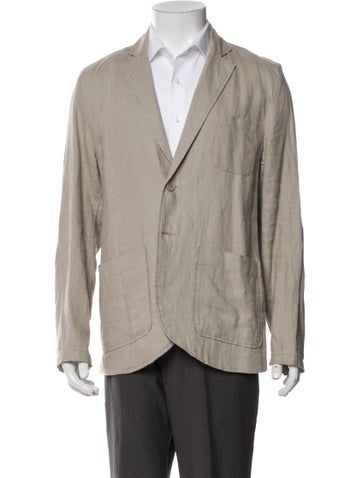 Saks Fifth Avenue Suiting Linen Blazer L