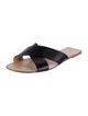 Saks Fifth Avenue Leather Slides