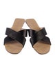 Saks Fifth Avenue Leather Slides
