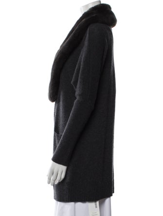 Saks Fifth Avenue Wool Open Front Sweater
