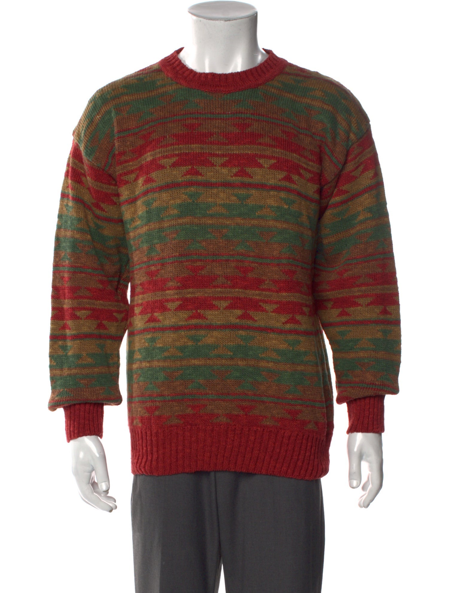 Saks Fifth Avenue Striped Crew Neck Pullover w/ Tags