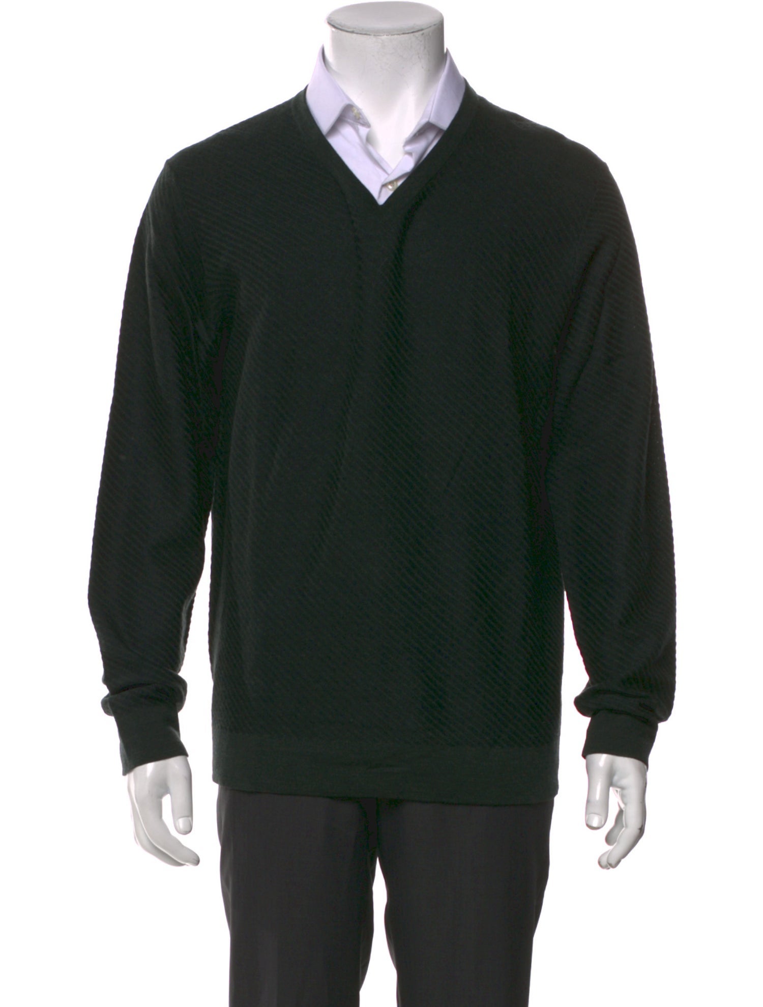 Saks Fifth Avenue V-Neck Long Sleeve Pullover