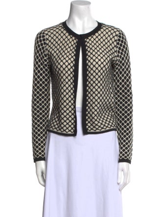 Saks Fifth Avenue Silk Printed Sweater