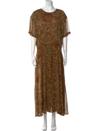 Saks Fifth Avenue Silk Long Dress