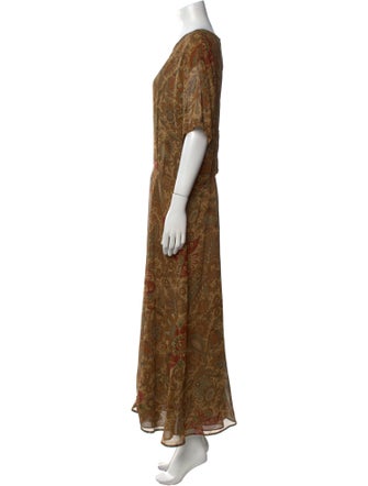 Saks Fifth Avenue Silk Long Dress