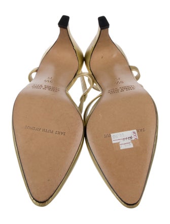 Saks Fifth Avenue Leather Slingback Pumps