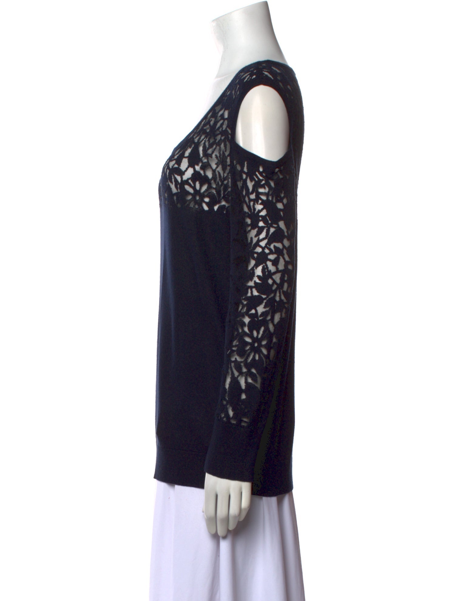 Saks Fifth Avenue Silk Scoop Neck Sweater