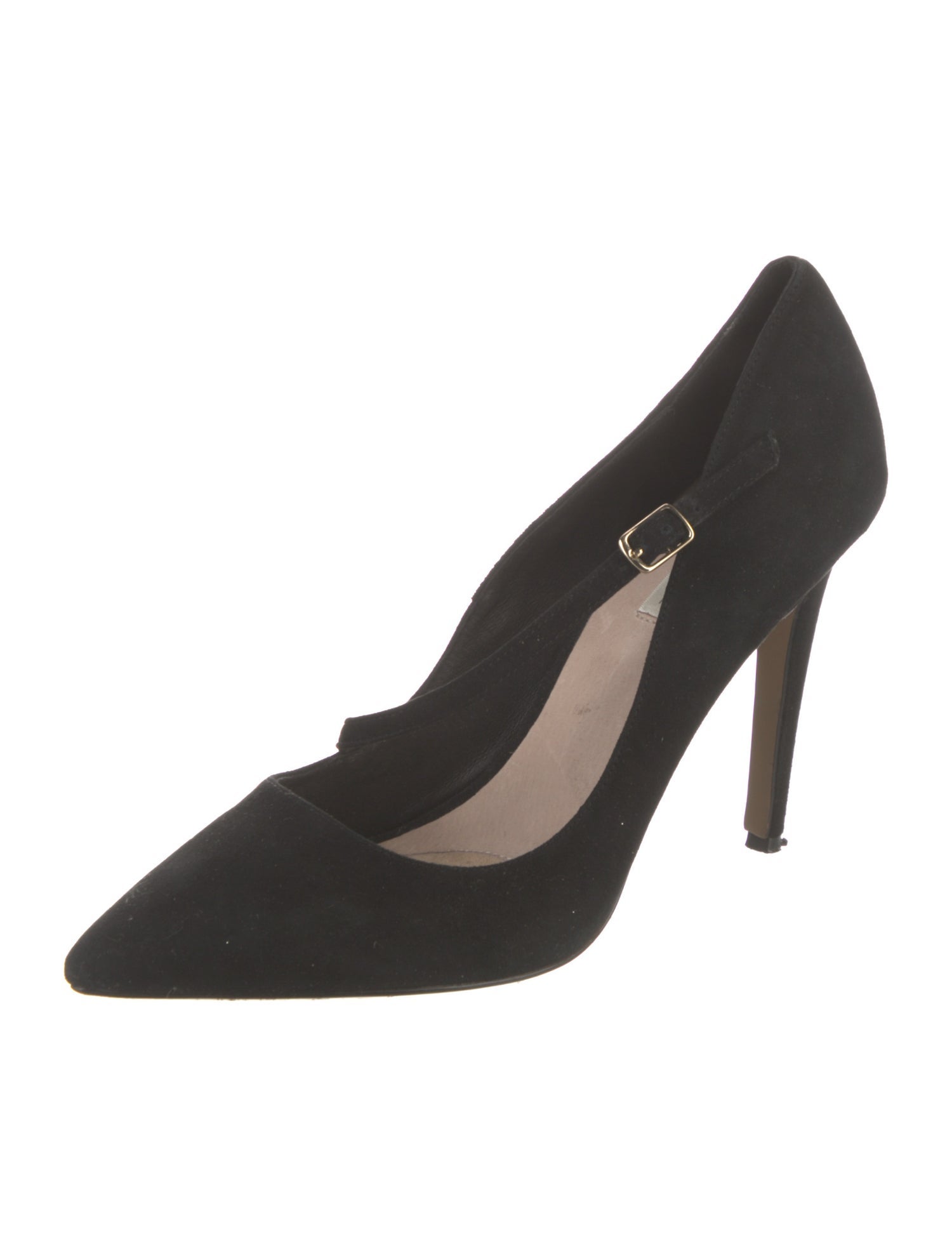 Saks Fifth Avenue Suede T-Strap Pumps
