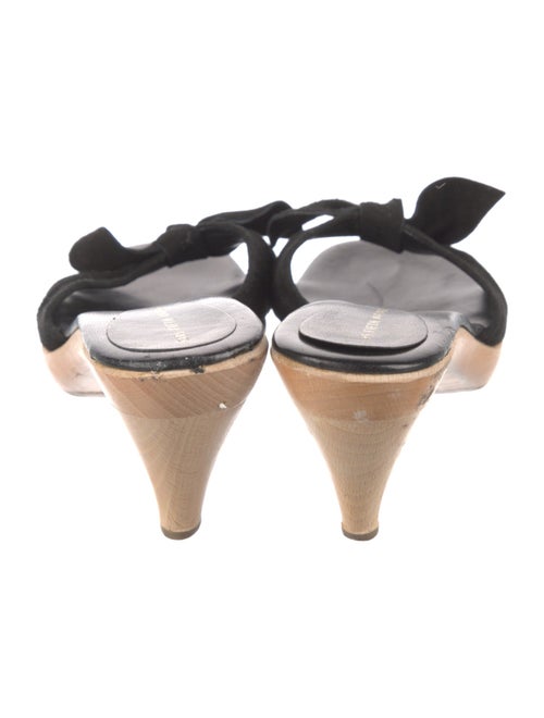 Saks Fifth Avenue Suede Slides