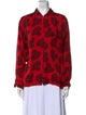Saks Fifth Avenue Silk Paisley Print Button-Up Top