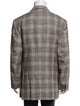 Saks Fifth Avenue Wool Plaid Print Blazer