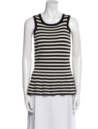 Saks Fifth Avenue Cashmere Striped Top