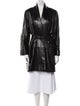 Saks Fifth Avenue Leather Trench Coat