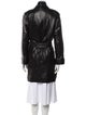 Saks Fifth Avenue Leather Trench Coat