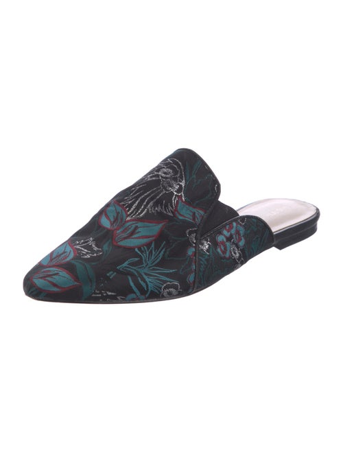 Saks Fifth Avenue Floral Print Mules