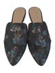 Saks Fifth Avenue Floral Print Mules