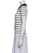 Saks Fifth Avenue Striped Short Sleeve Polo
