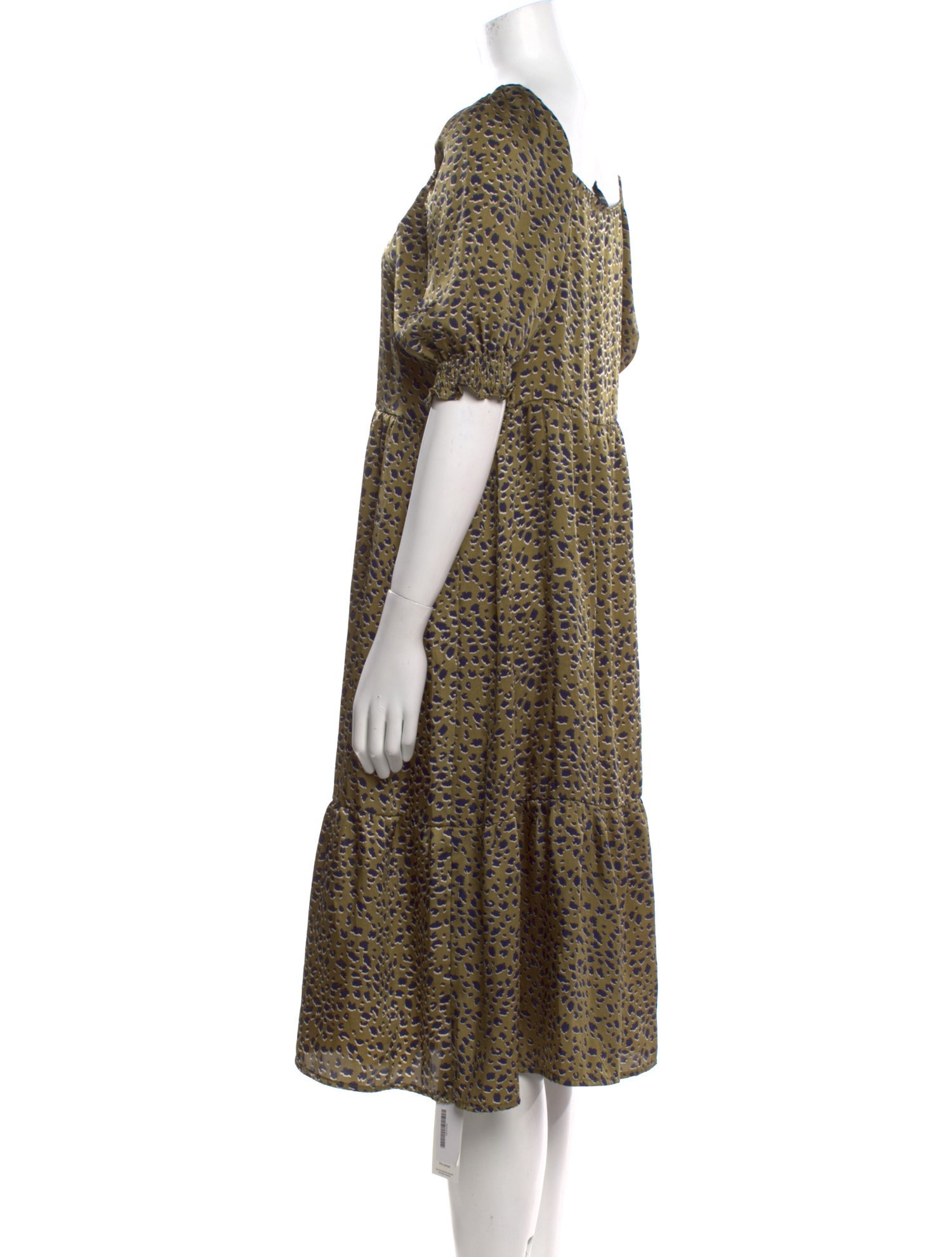 Saks Fifth Avenue Printed Midi Length Dress