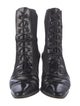 Saks Fifth Avenue Leather Combat Boots