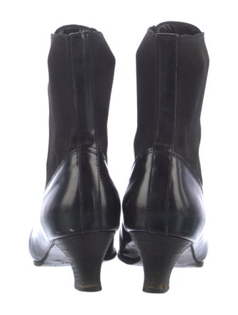 Saks Fifth Avenue Leather Combat Boots