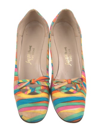 Saks Fifth Avenue Printed Pumps