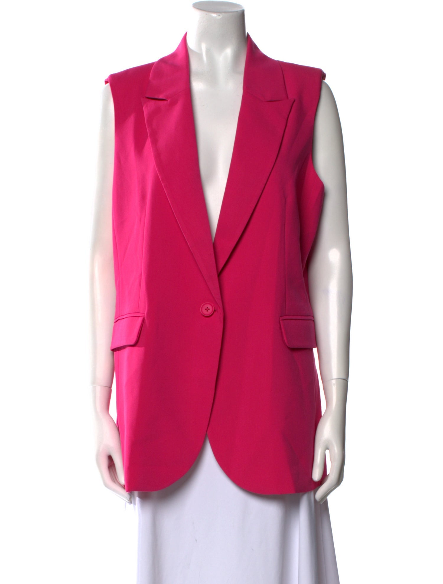 Saks Fifth Avenue V-Neck Sleeveless Polo