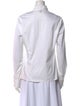 Saks Fifth Avenue V-Neck Long Sleeve Button-Up Top