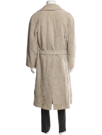 Saks Fifth Avenue Houndstooth Print Overcoat