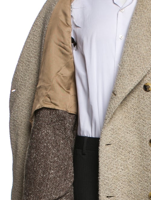 Saks Fifth Avenue Houndstooth Print Overcoat