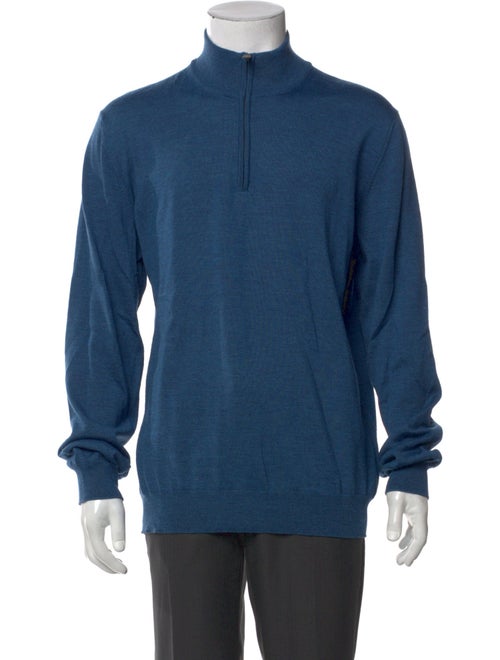 Saks Fifth Avenue Merino Wool Mock Neck Pullover