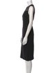Saks Fifth Avenue Crew Neck Midi Length Dress